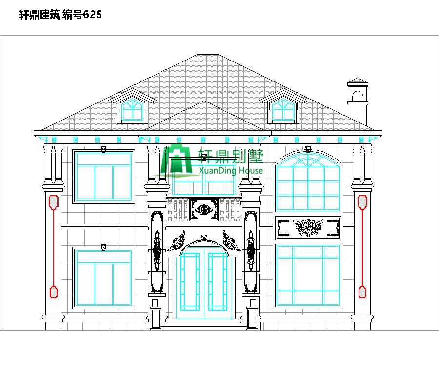 小戶型歐式自建別墅設(shè)計圖1.jpg 小戶型歐式自建別墅設(shè)計圖1.jpg