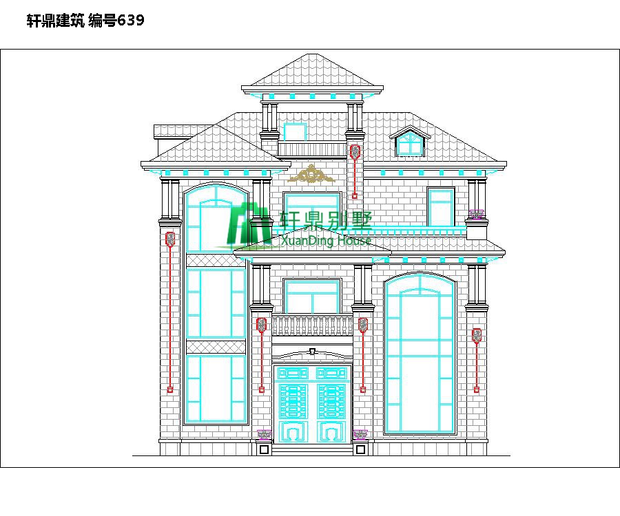 三層半自建別墅設(shè)計施工圖1.jpg 三層半自建別墅設(shè)計施工圖1.jpg