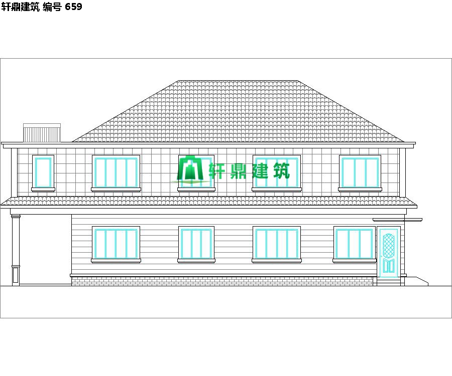 清新小二層自建別墅設(shè)計施工圖02.jpg 清新小二層自建別墅設(shè)計施工圖02.jpg