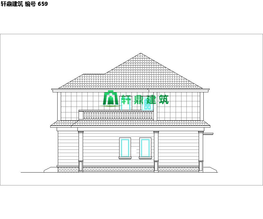清新小二層自建別墅設(shè)計施工圖04.jpg 清新小二層自建別墅設(shè)計施工圖04.jpg